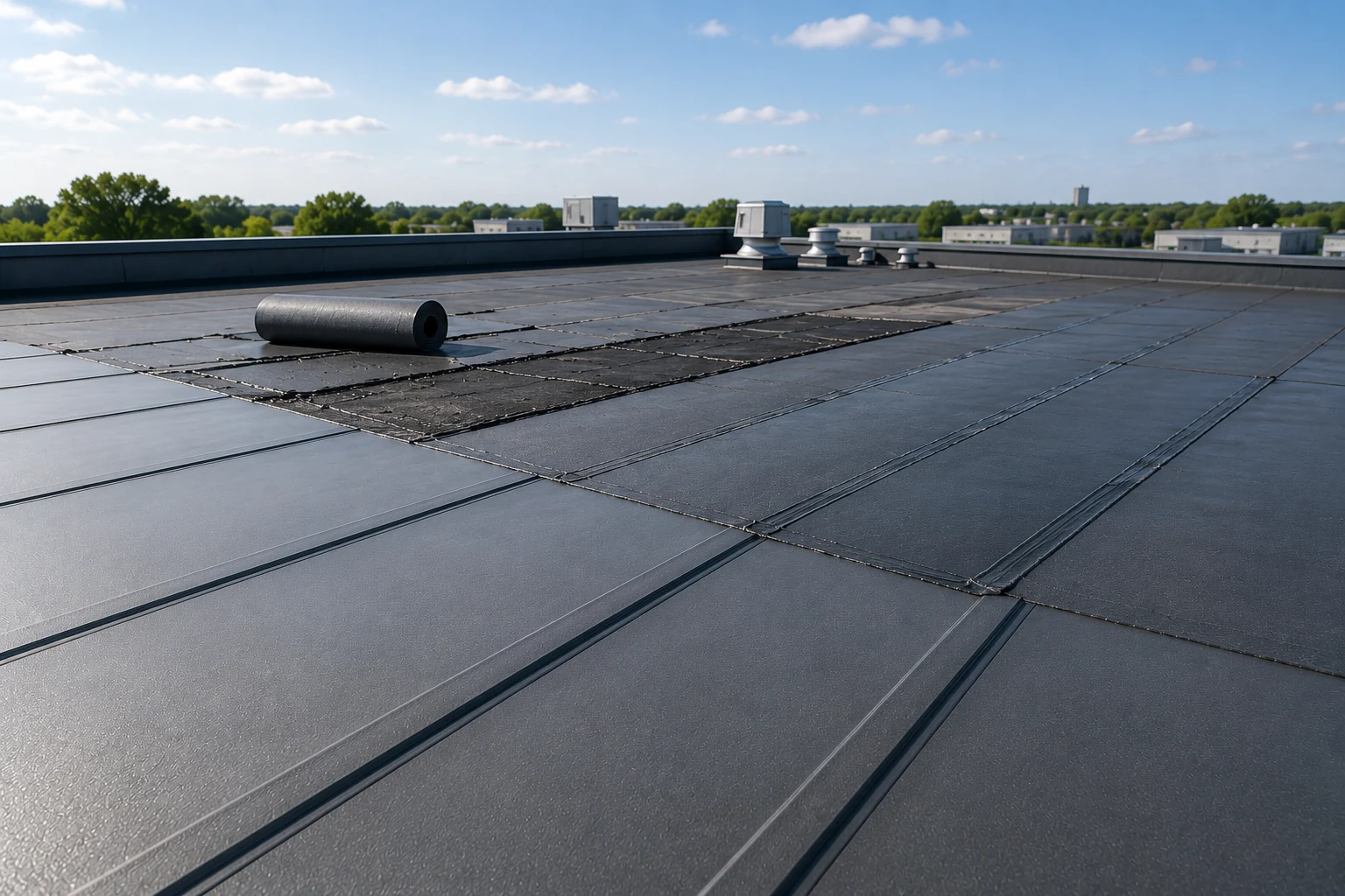 Black EPDM Roofing in Columbus, GA